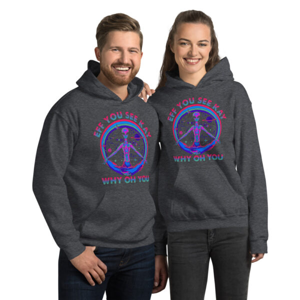 eff u Unisex Hoodie - Image 5