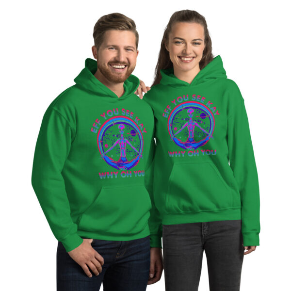 eff u Unisex Hoodie - Image 7
