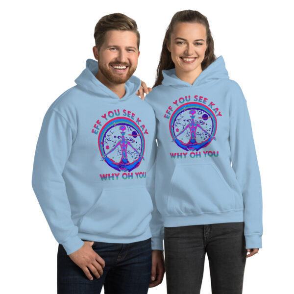 eff u Unisex Hoodie - Image 9