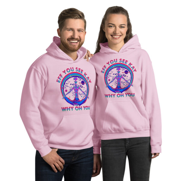 eff u Unisex Hoodie - Image 10