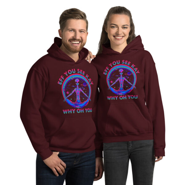 eff u Unisex Hoodie - Image 3