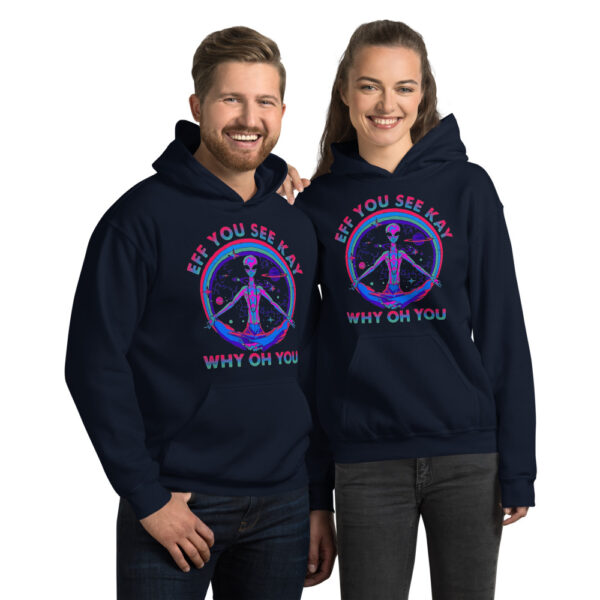 eff u Unisex Hoodie - Image 2
