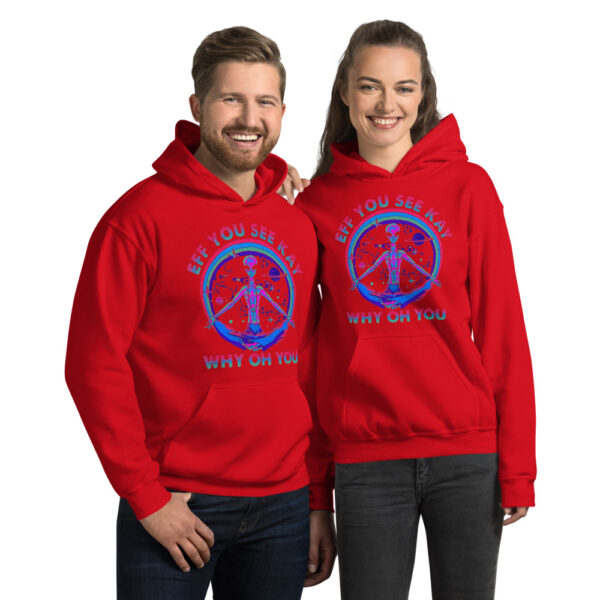 eff u Unisex Hoodie - Image 4