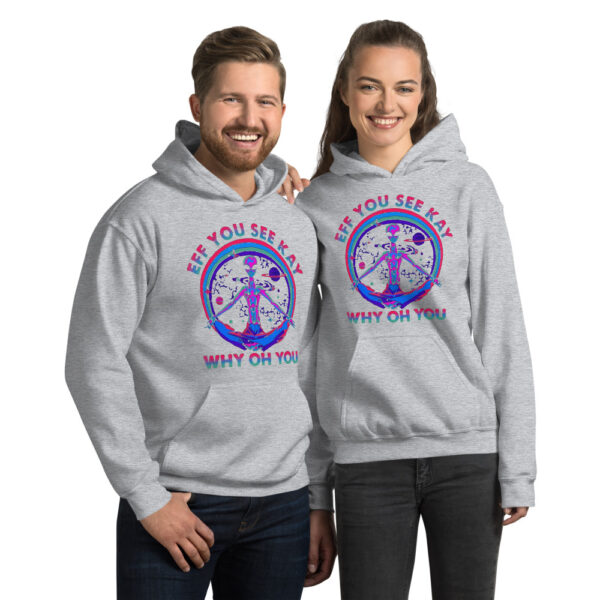 eff u Unisex Hoodie - Image 8