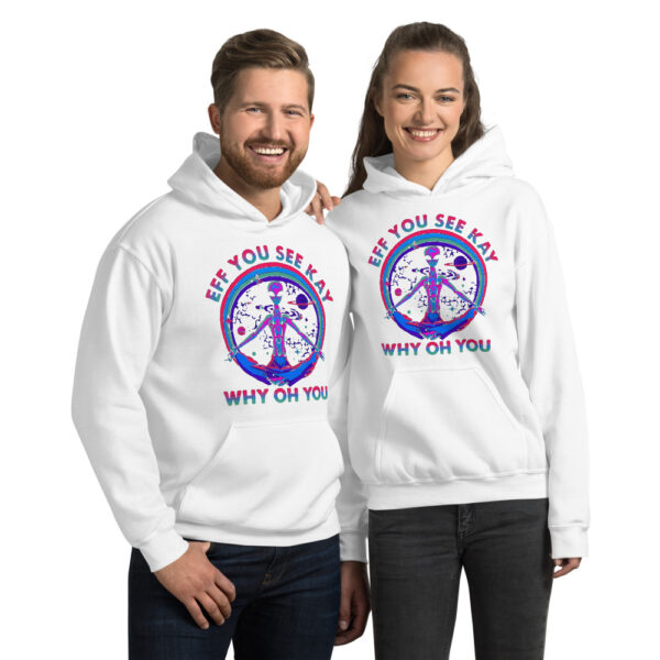 eff u Unisex Hoodie - Image 11
