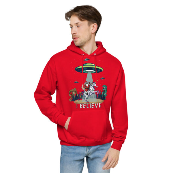 I Believe Unisex fleece hoodie - Image 4