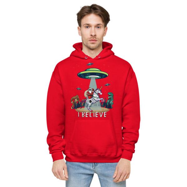 I Believe Unisex fleece hoodie - Image 3