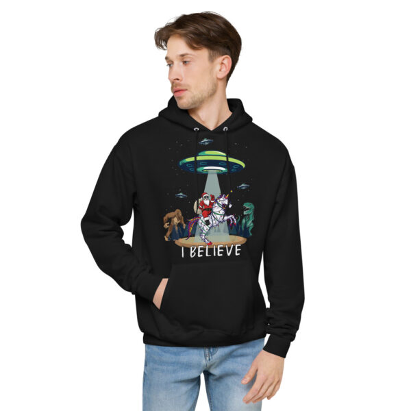 I Believe Unisex fleece hoodie - Image 2
