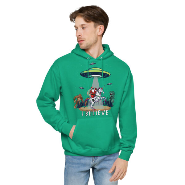 I Believe Unisex fleece hoodie - Image 6