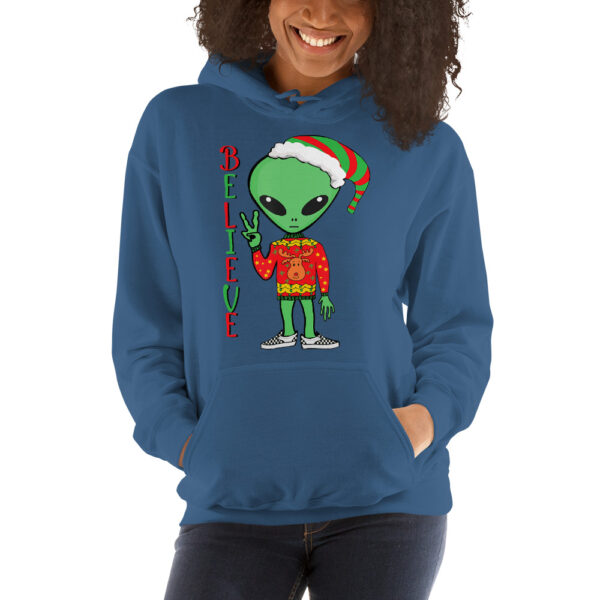 alien christmas Unisex Hoodie - Image 11