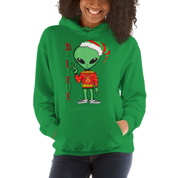 alien christmas Unisex Hoodie - Image 15