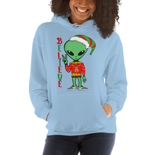 alien christmas Unisex Hoodie - Image 19