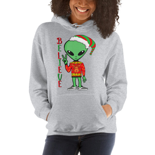 alien christmas Unisex Hoodie - Image 17