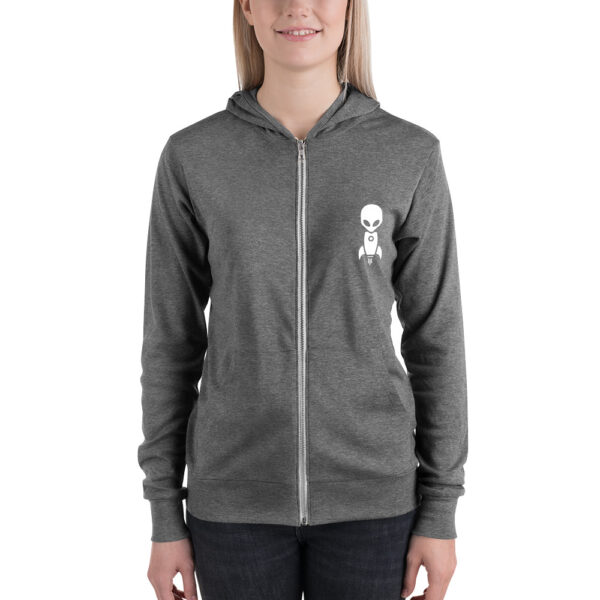 Unisex zip hoodie - Image 5