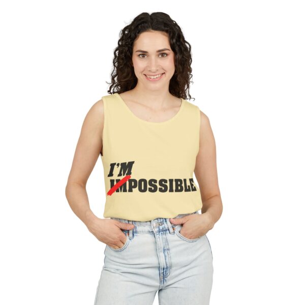 Inspirational Unisex Tank Top – Must-Have “I’m Possible” Shirt for Fitness & Summer - Image 11