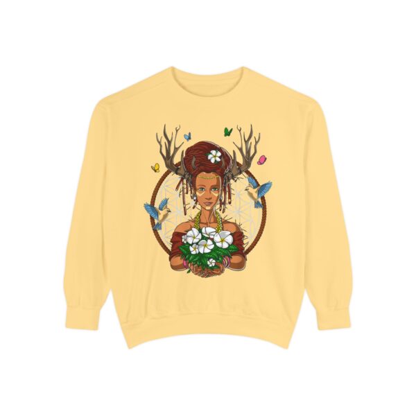 Nature-Inspired Unisex Sweatshirt - Cozy Boho Style for Every Day, Gift for Her, Nature Lover Apparel, Dreamcatcher Sweatshirt - Image 9