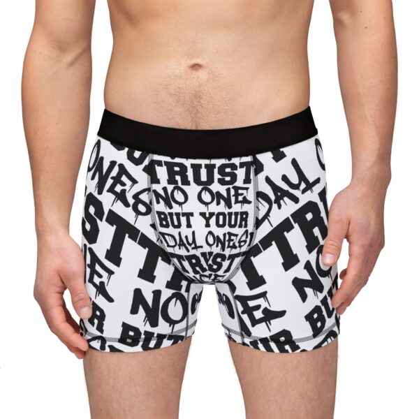 Men's Boxers - Trust No One Graphic Print - Image 4