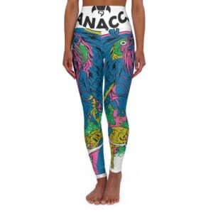 Vibrant High Waisted Yoga Leggings – colorful fitness activewear for women