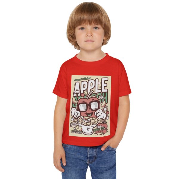 Cute Apple Graphic Toddler T-shirt, Fun Children's Apparel, Birthday Gift, Back-to-School, Summer Outfit, Comfy Kids Shirt - Image 14