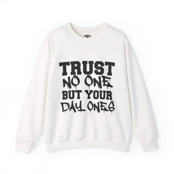 Trust No One Sweatshirt – alien streetwear crewneck by Aliens & Astronauts Clothing Co.