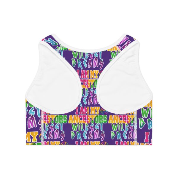 Bold Statement Sports Bra for Active Women, Motivational Workout Gear, Fitness Apparel, Gift for Her, Colorful Design - Image 6