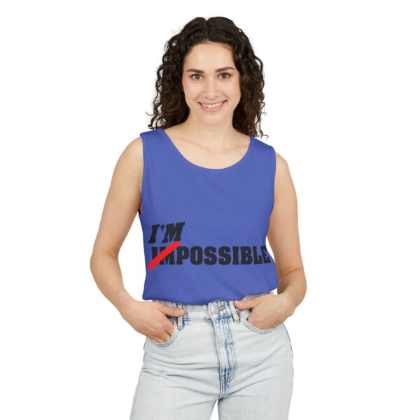Inspirational Unisex Tank Top – Must-Have “I’m Possible” Shirt for Fitness & Summer - Image 35