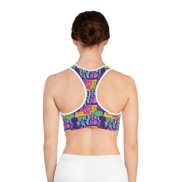 Bold Statement Sports Bra for Active Women, Motivational Workout Gear, Fitness Apparel, Gift for Her, Colorful Design - Image 8