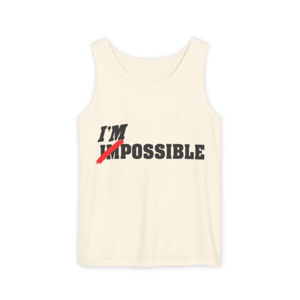 Inspirational Unisex Tank Top – Must-Have “I’m Possible” Shirt for Fitness & Summer - Image 5