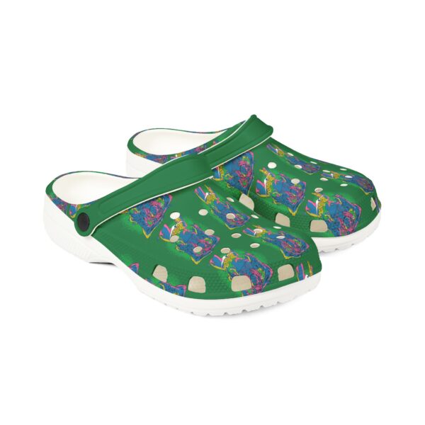 Vibrant Floral EVA Foam Shoes, Artist-Designed Comfort Footwear, Perfect for Garden Parties, Everyday Wear, and Relaxation - Image 5