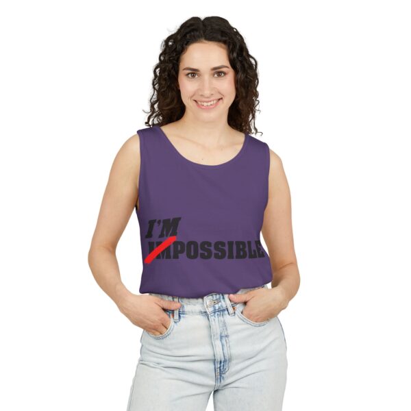 Inspirational Unisex Tank Top – Must-Have “I’m Possible” Shirt for Fitness & Summer - Image 47