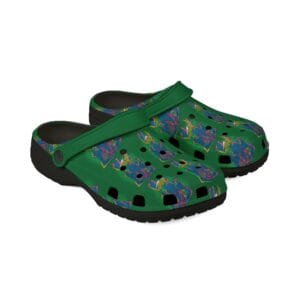 floral eva foam shoes – comfort clogs by Aliens & Astronauts Clothing Co.