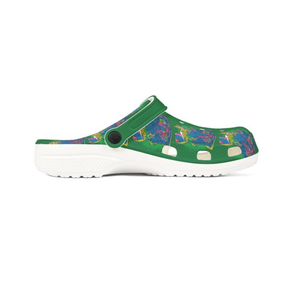 Vibrant Floral EVA Foam Shoes, Artist-Designed Comfort Footwear, Perfect for Garden Parties, Everyday Wear, and Relaxation - Image 6