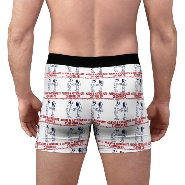 Alien & Astronaut Men's Boxer Briefs | Fun Loungewear, Unique Gift for Space Lovers, Quirky Underwear, Everyday Comfort - Image 4