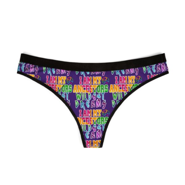 Colorful Women's Thongs – inspirational underwear AOP, Aliens & Astronauts Clothing Co.
