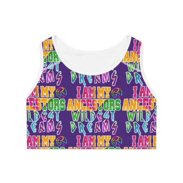Bold Statement Sports Bra for Active Women, Motivational Workout Gear, Fitness Apparel, Gift for Her, Colorful Design - Image 5