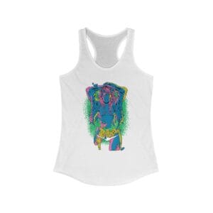 vibrant racerback tank – summer top by Aliens & Astronauts Clothing Co.