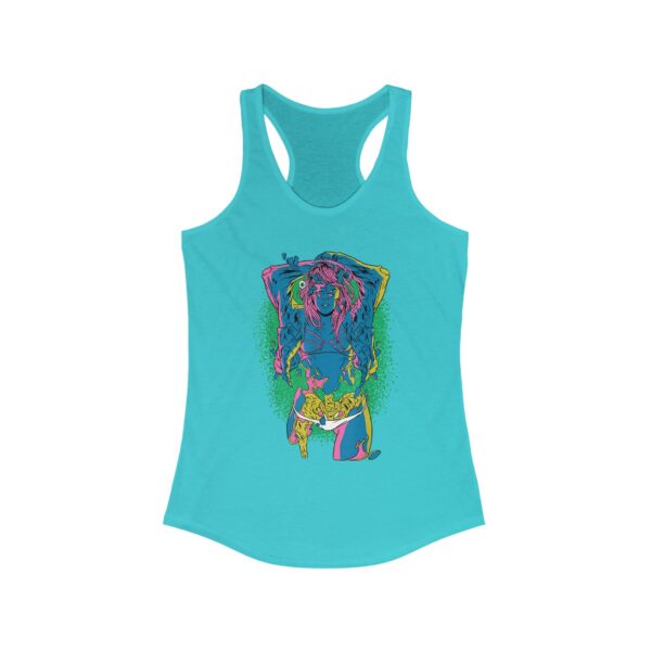 Vibrant Women's Racerback Tank - Colorful Graphic Tee, Summer Activewear, Fitness Top, Beachwear, Gift for Her - Image 17