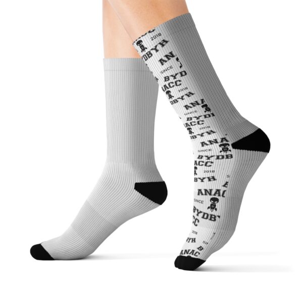Sublimation Socks – Unique Customizable Crew Socks for Every Occasion, Perfect Holiday Gift - Image 5