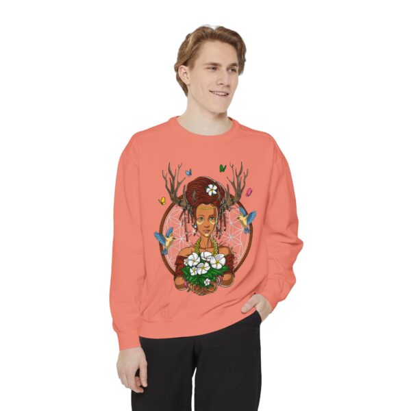 Nature-Inspired Unisex Sweatshirt - Cozy Boho Style for Every Day, Gift for Her, Nature Lover Apparel, Dreamcatcher Sweatshirt - Image 7