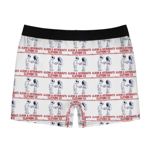 Alien & Astronaut Men's Boxer Briefs | Fun Loungewear, Unique Gift for Space Lovers, Quirky Underwear, Everyday Comfort - Image 2