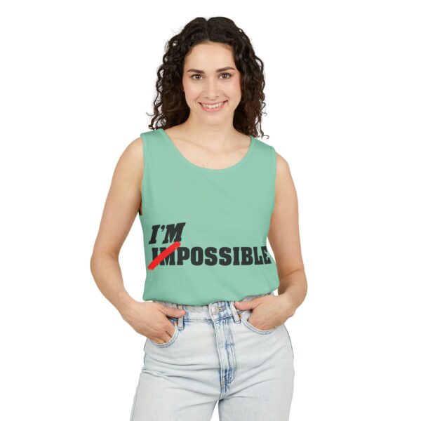 Inspirational Unisex Tank Top – Must-Have “I’m Possible” Shirt for Fitness & Summer - Image 19