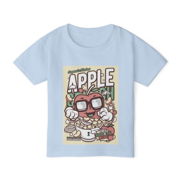 Cute Apple Graphic Toddler T-shirt, Fun Children's Apparel, Birthday Gift, Back-to-School, Summer Outfit, Comfy Kids Shirt - Image 4