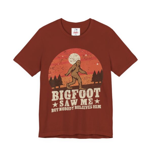 Bigfoot Saw Me T-Shirt – Funny Cryptid Tee for Hikers, Nature Lovers & Believers - Image 7