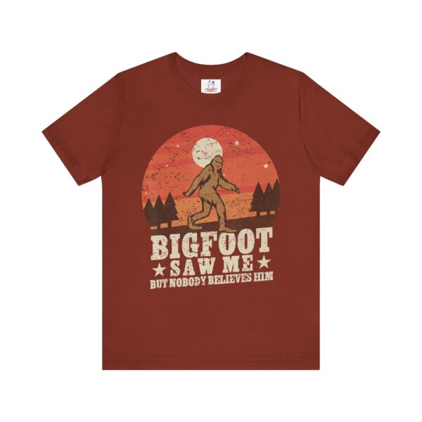Bigfoot Saw Me T-Shirt – Funny Cryptid Tee for Hikers, Nature Lovers & Believers - Image 5