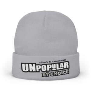 Unpopular by Choice Knit Beanie - Unique Embroidered Hat for Trendsetters, Gift for Astronaut Lovers, Cozy Winter Accessory, Funny [...]