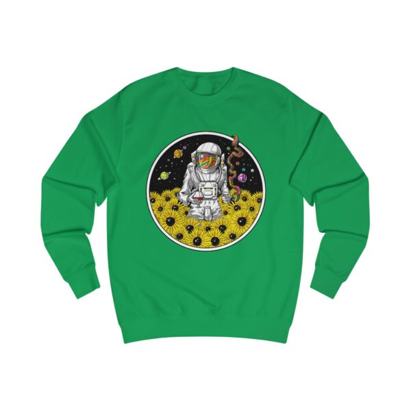 Astronaut and Flowers Unisex Sweatshirt, Space-Themed Apparel, Cosmic Gift for Astronomers, Perfect for Casual Wear, Gifts for Space Lovers - Image 7