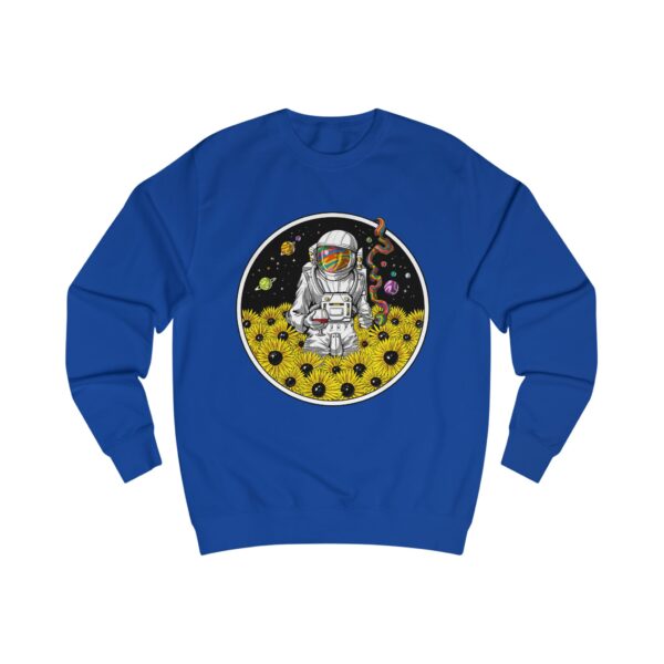 Astronaut and Flowers Unisex Sweatshirt, Space-Themed Apparel, Cosmic Gift for Astronomers, Perfect for Casual Wear, Gifts for Space Lovers - Image 11