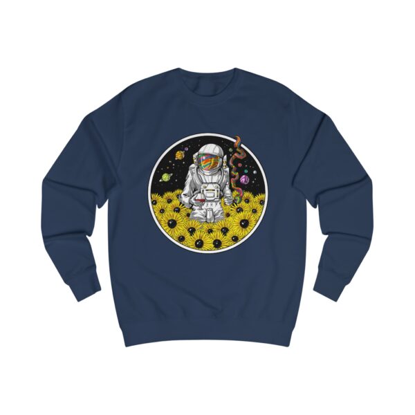 Astronaut and Flowers Unisex Sweatshirt, Space-Themed Apparel, Cosmic Gift for Astronomers, Perfect for Casual Wear, Gifts for Space Lovers - Image 13