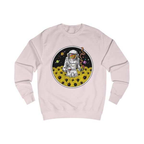 Astronaut and Flowers Unisex Sweatshirt, Space-Themed Apparel, Cosmic Gift for Astronomers, Perfect for Casual Wear, Gifts for Space Lovers - Image 15