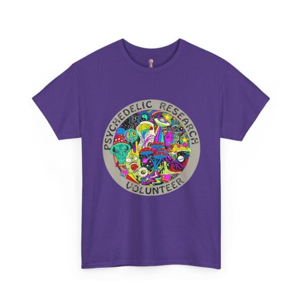 Psychedelic Research Volunteer T-Shirt, Unisex Cotton Tee, Graphic Tee, Festival Wear, Edgy Shirt, Casual Gift Idea - Image 35